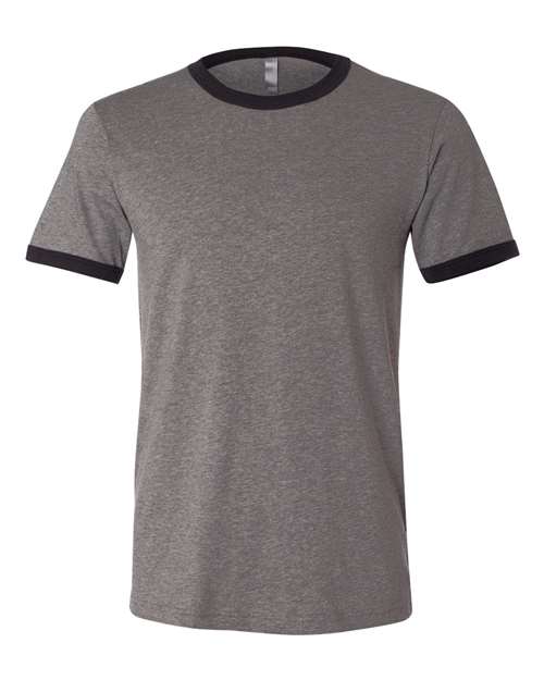 BELLA + CANVAS 3055 - Deep Heather/ Black