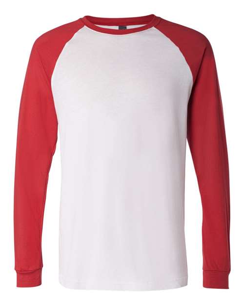BELLA + CANVAS 3000 - White/ Canvas Red