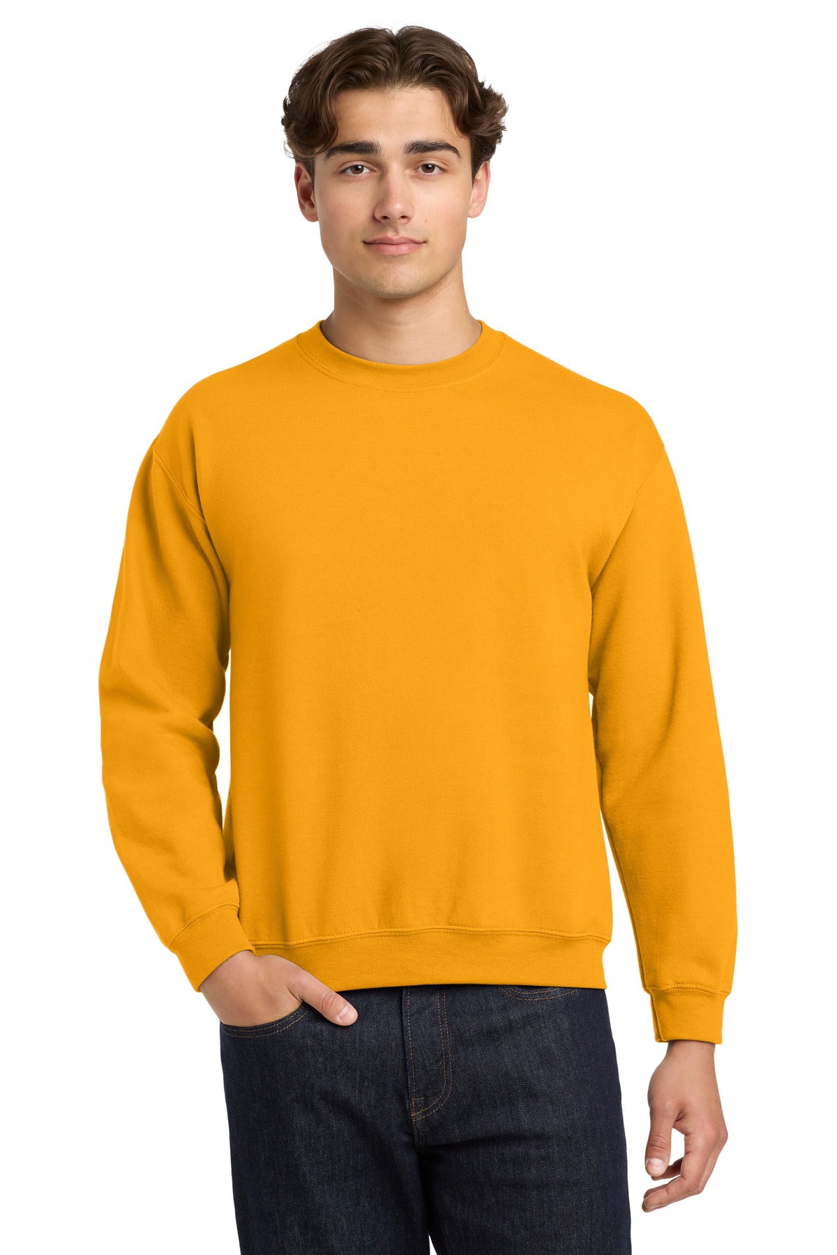 Gildan Heavy Blend Crewneck Sweatshirt.  18000 - Gold