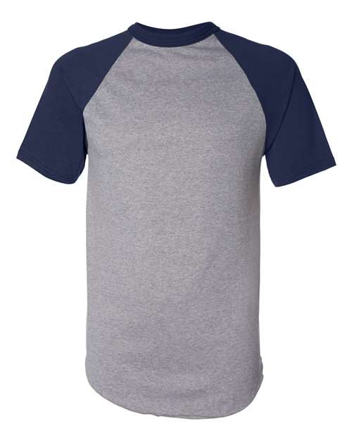 Augusta Sportswear 423 - Athletic Heather/ Navy