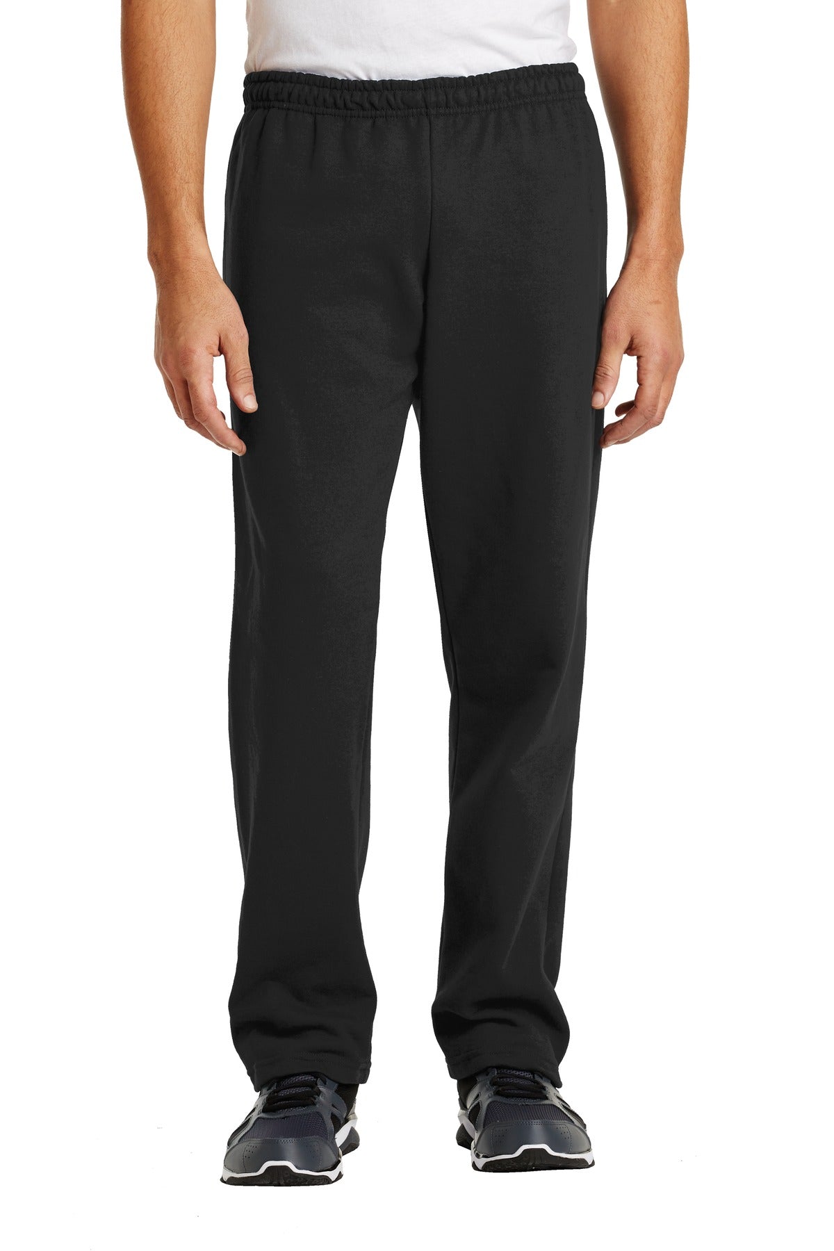 Gildan Heavy Blend Open Bottom Sweatpant. 18400 - Black