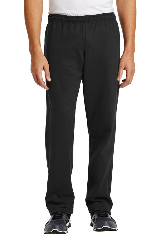 Gildan Heavy Blend Open Bottom Sweatpant. 18400 - Black