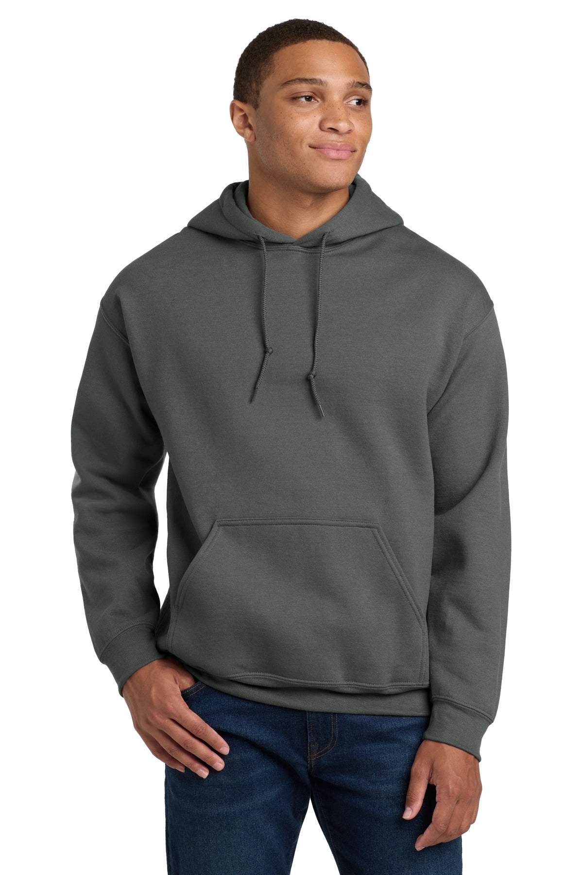 Gildan - Heavy Blend Hooded Sweatshirt.  18500 - Charcoal