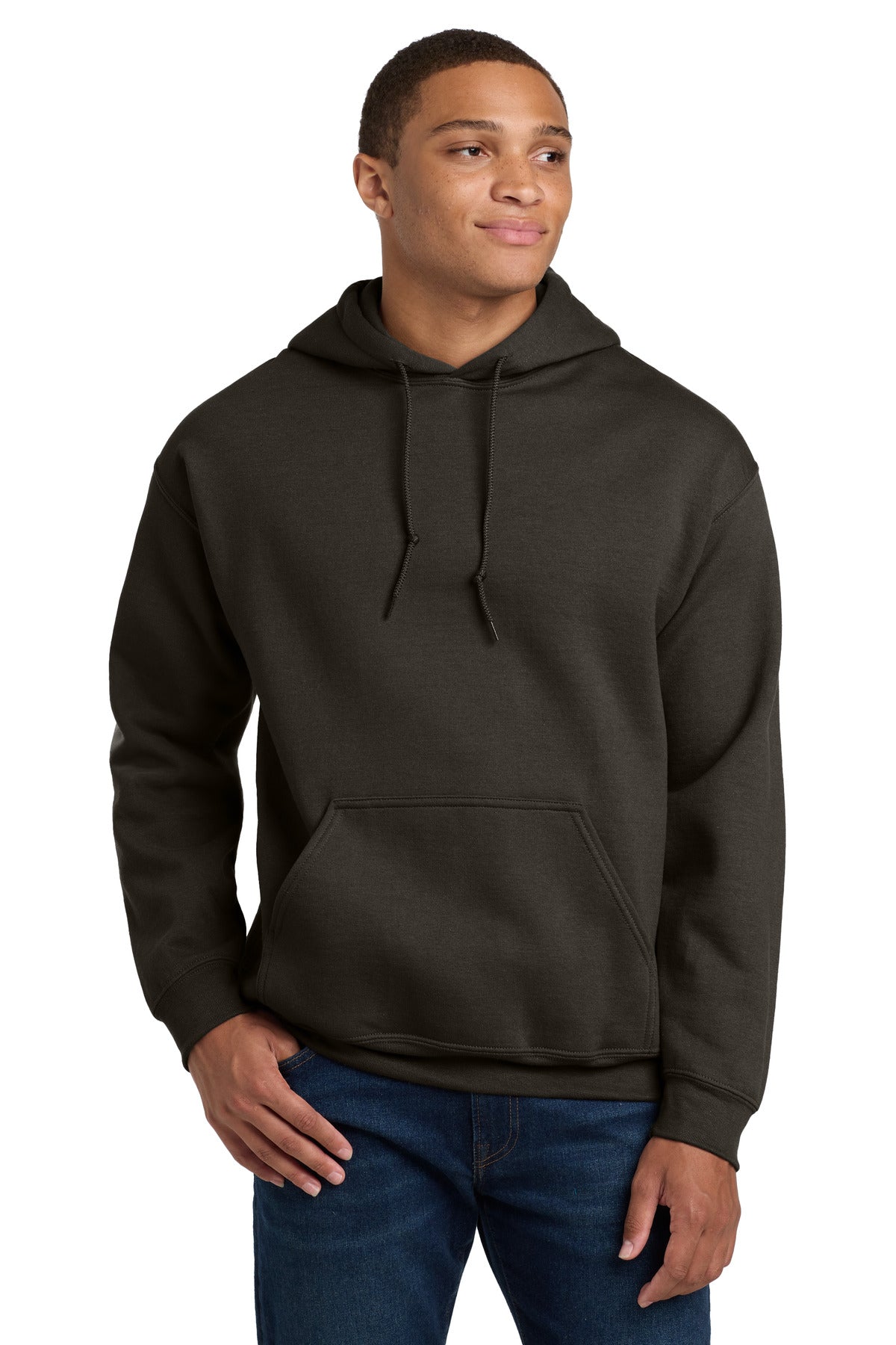 Gildan - Heavy Blend Hooded Sweatshirt.  18500 - Dark Chocolate
