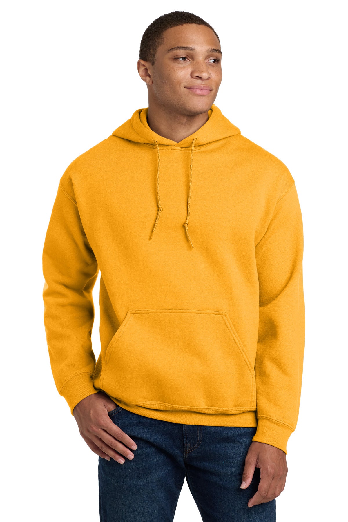 Gildan - Heavy Blend Hooded Sweatshirt.  18500 - Gold