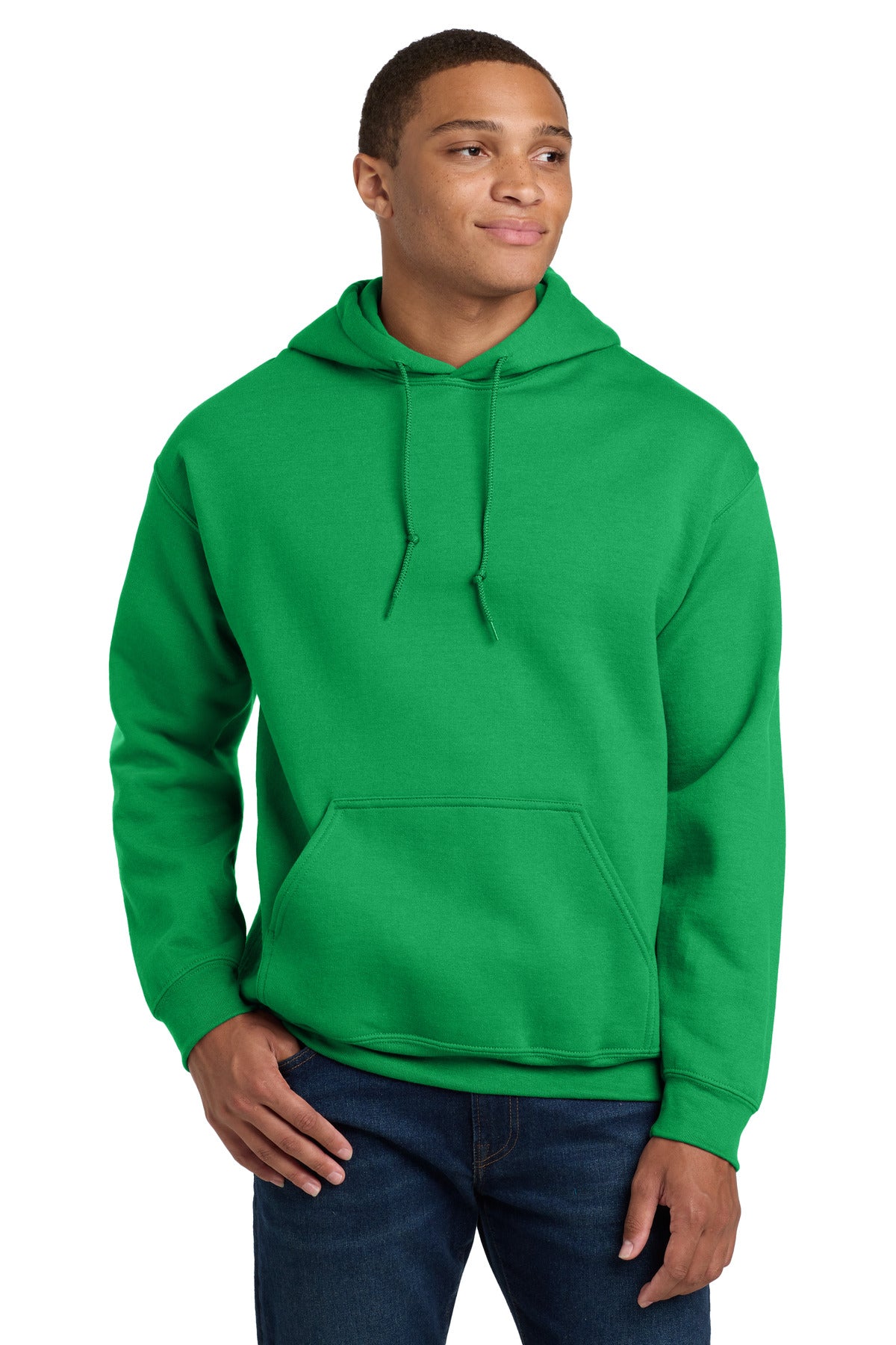 Gildan - Heavy Blend Hooded Sweatshirt.  18500 - Irish Green