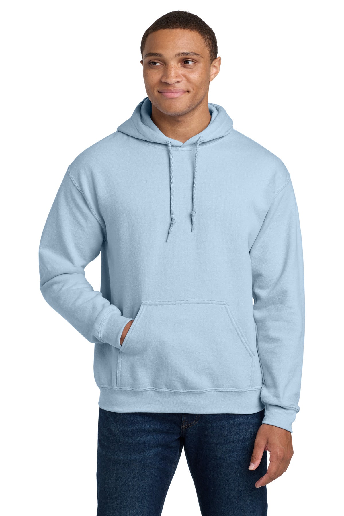 Gildan - Heavy Blend Hooded Sweatshirt.  18500 - Light Blue