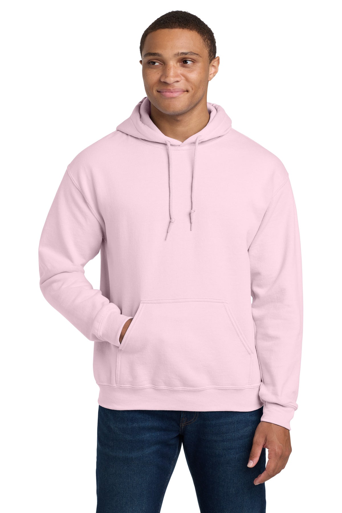 Gildan - Heavy Blend Hooded Sweatshirt.  18500 - Light Pink