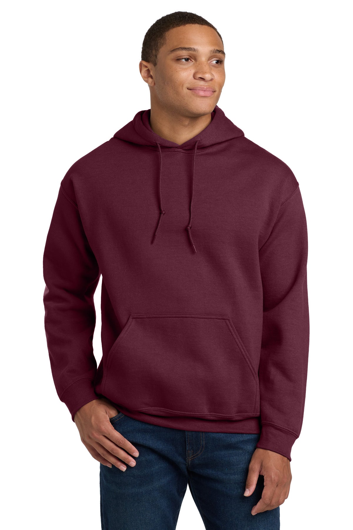 Gildan - Heavy Blend Hooded Sweatshirt.  18500 - Maroon