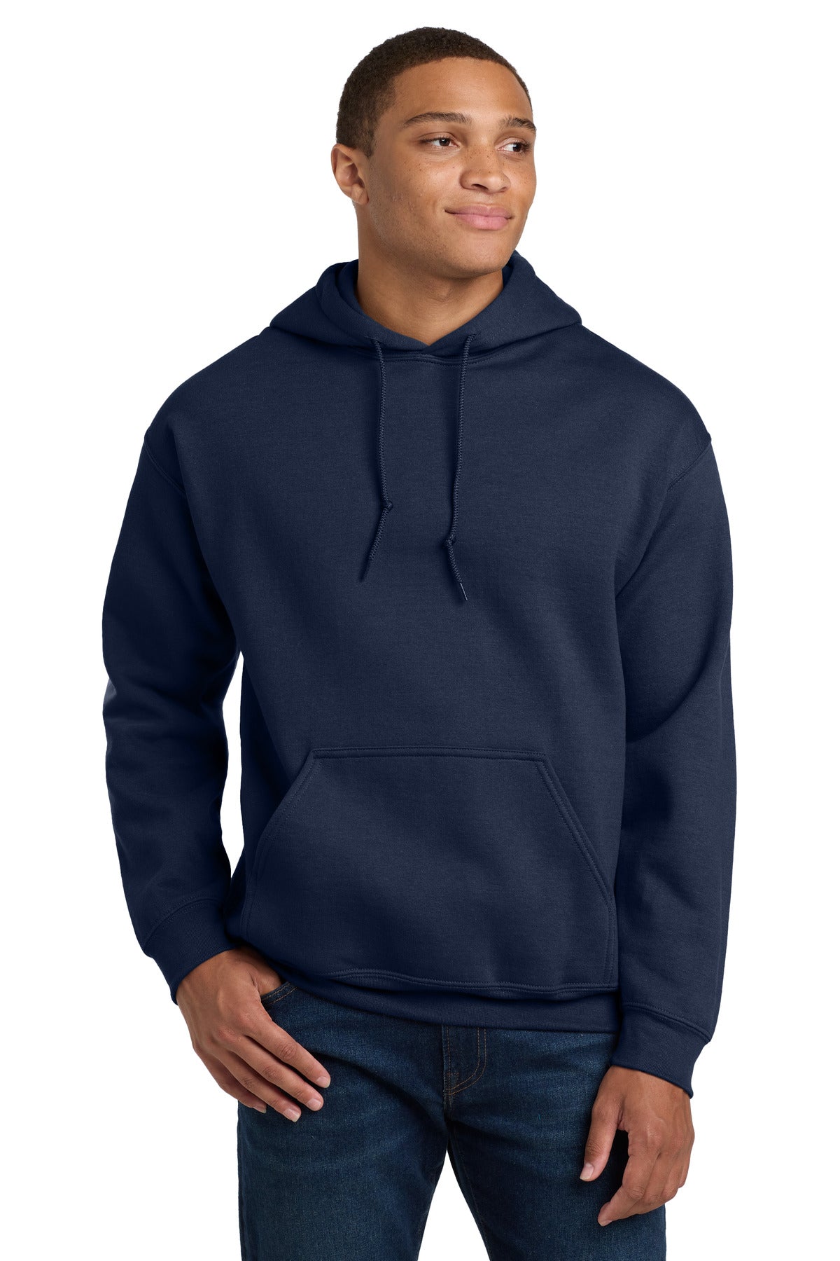 Gildan - Heavy Blend Hooded Sweatshirt.  18500 - Navy
