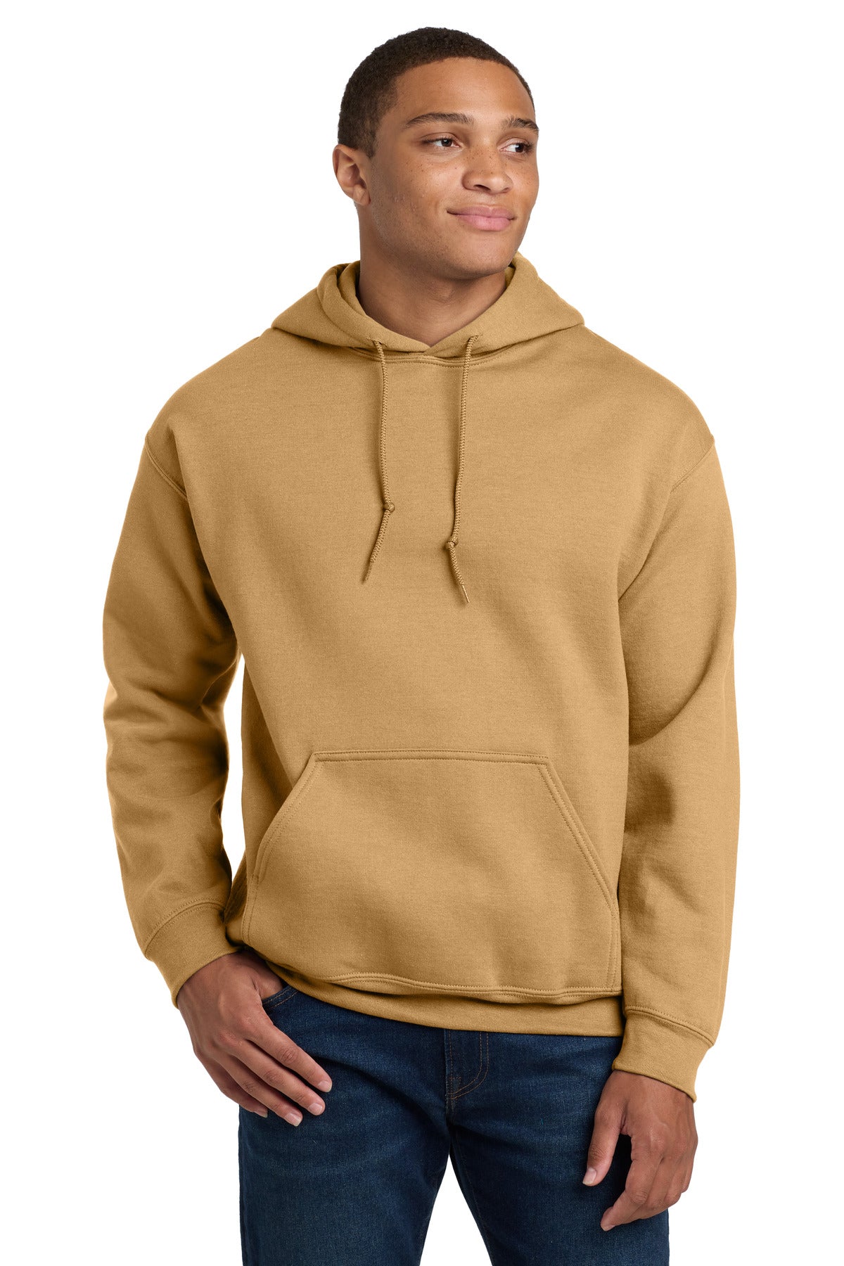 Gildan - Heavy Blend Hooded Sweatshirt.  18500 - Old Gold