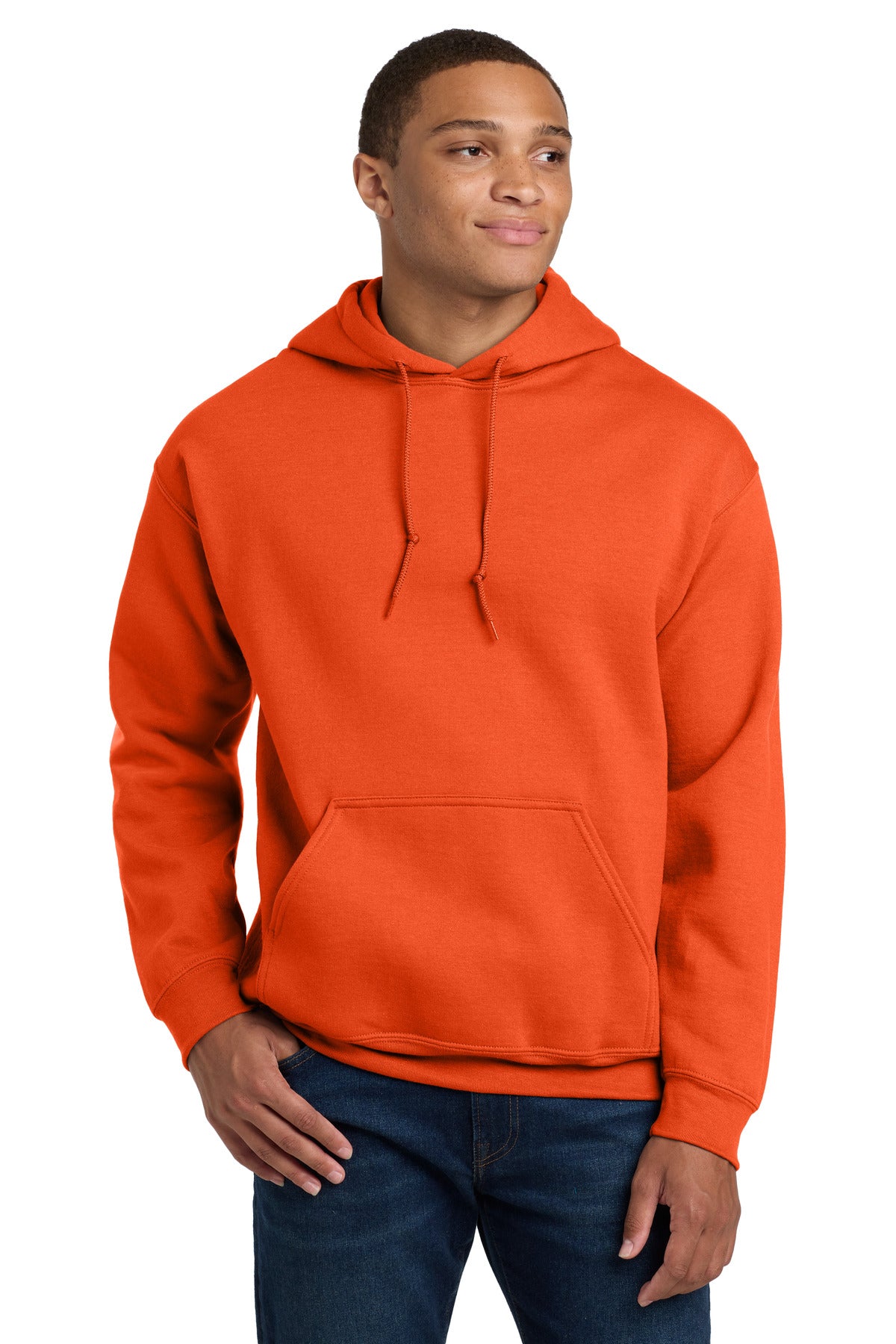 Gildan - Heavy Blend Hooded Sweatshirt.  18500 - Orange