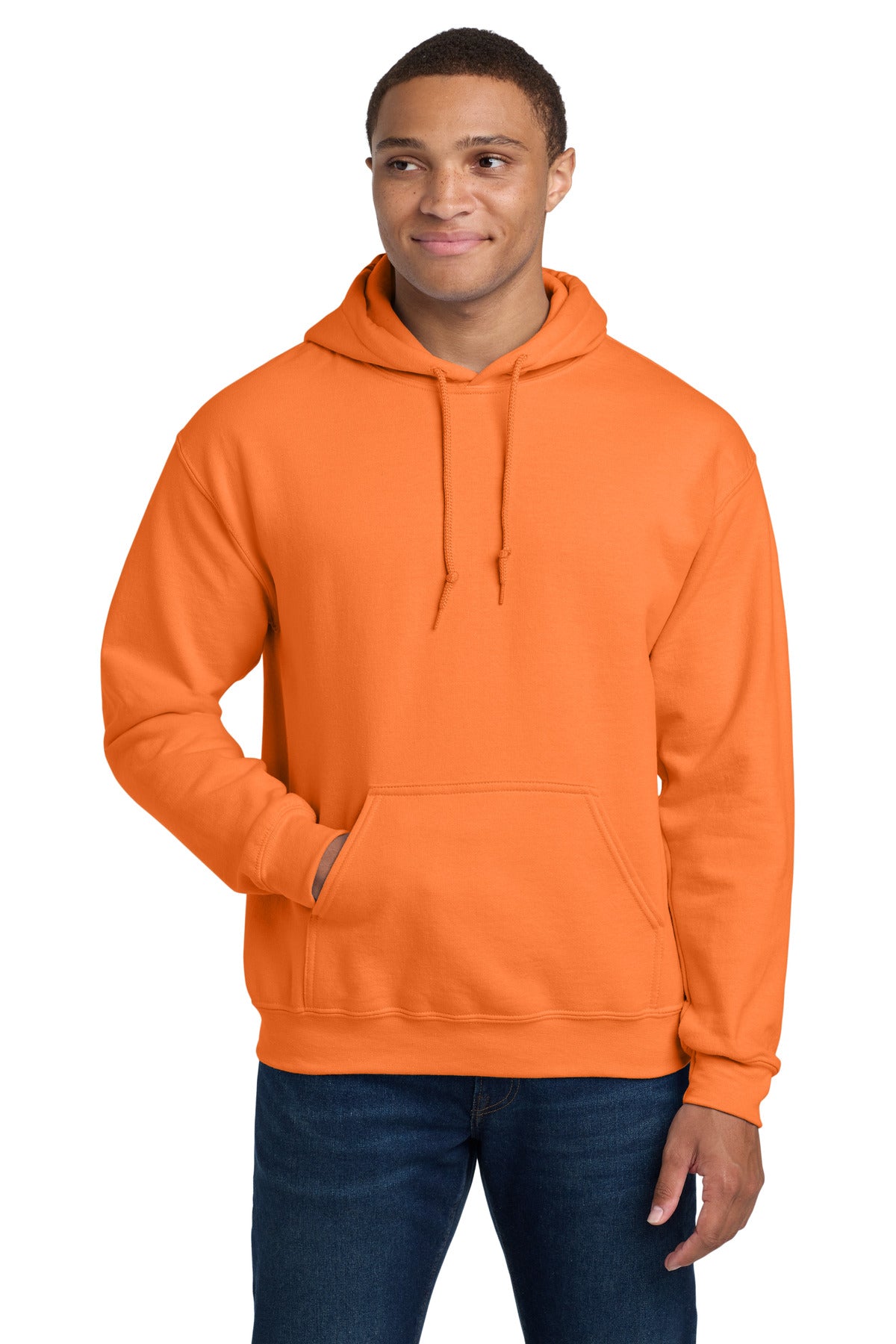 Gildan - Heavy Blend Hooded Sweatshirt.  18500 - S. Orange