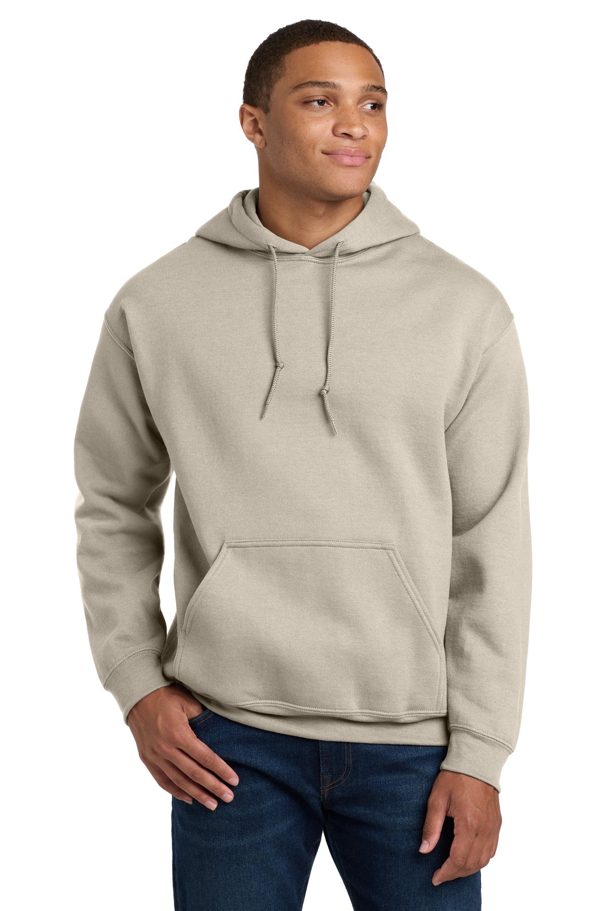 Gildan - Heavy Blend Hooded Sweatshirt.  18500 - Sand
