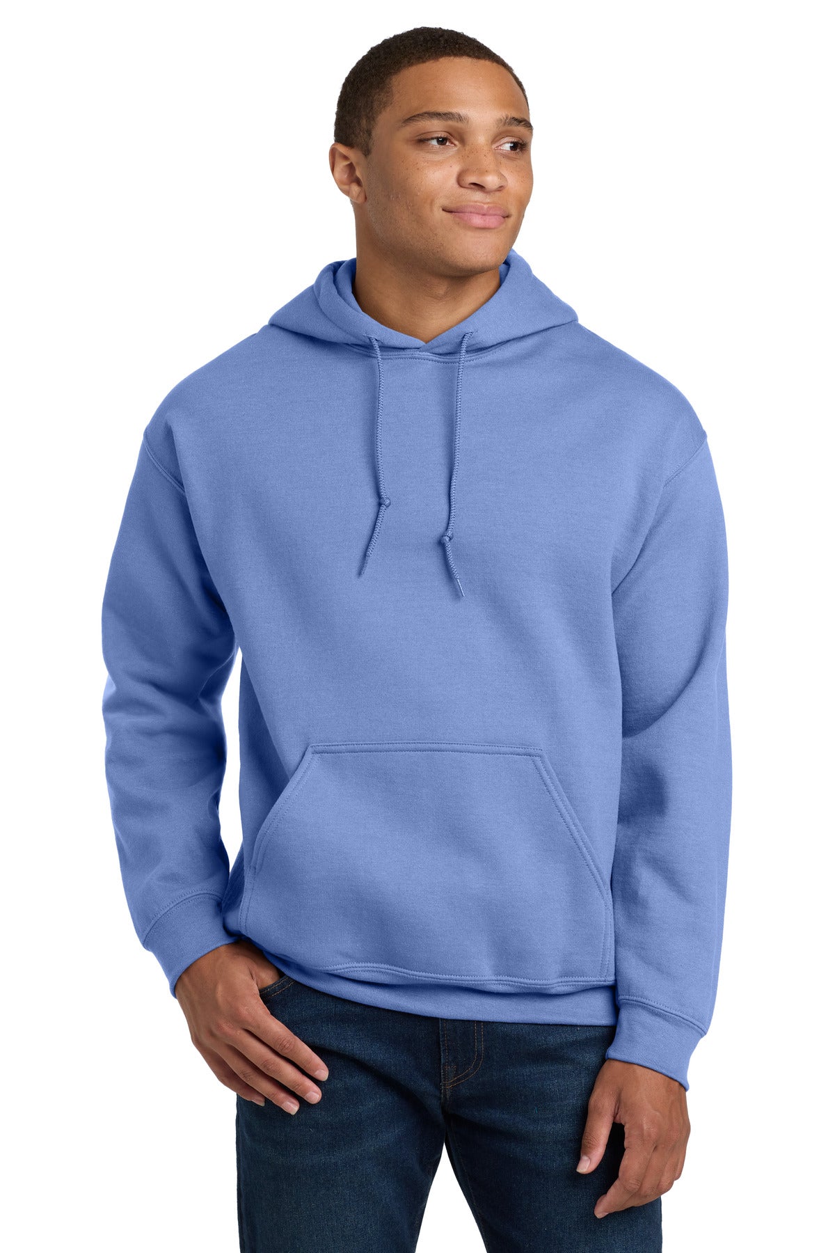 Gildan - Heavy Blend Hooded Sweatshirt.  18500 - Violet