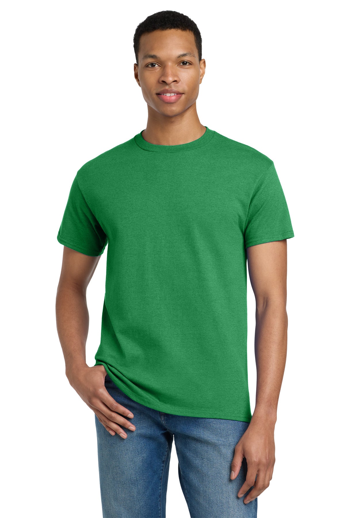 Gildan - Ultra Cotton 100% US Cotton T-Shirt.  2000 - Antique Irish Green