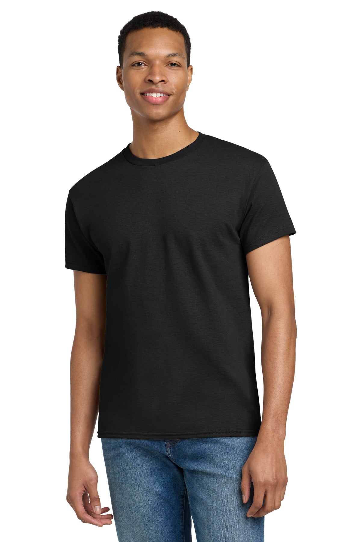 Gildan - Ultra Cotton 100% US Cotton T-Shirt.  2000 - Black