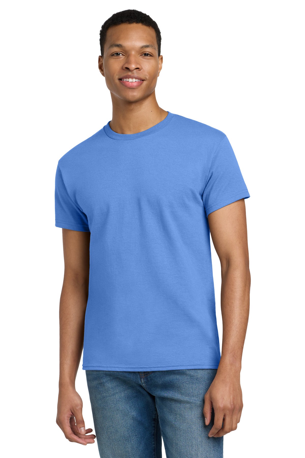 Gildan - Ultra Cotton 100% US Cotton T-Shirt.  2000 - Carolina Blue