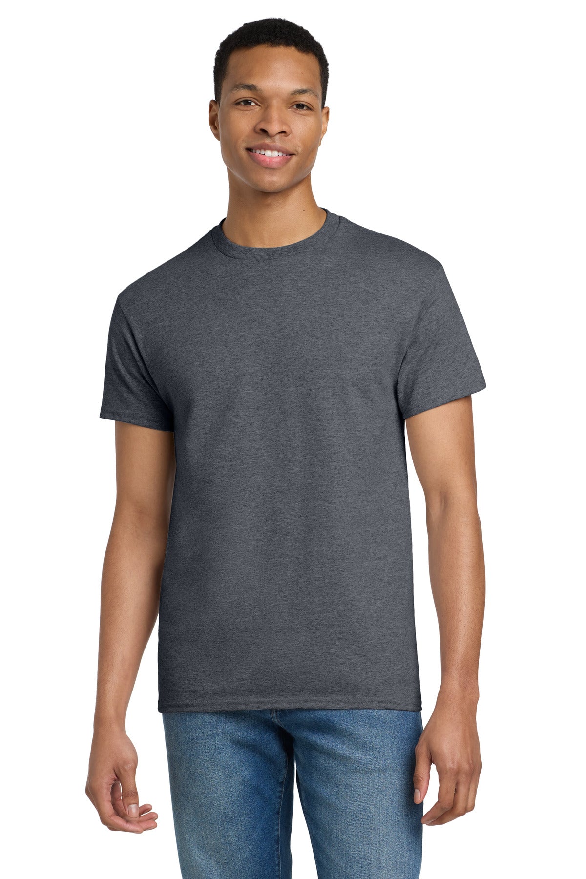Gildan - Ultra Cotton 100% US Cotton T-Shirt.  2000 - Dark Heather