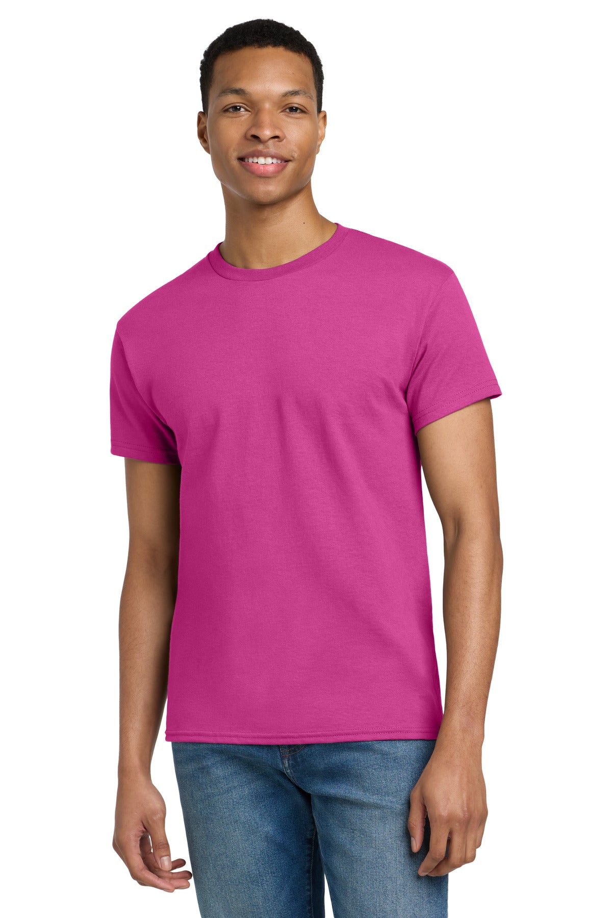 Gildan - Ultra Cotton 100% US Cotton T-Shirt.  2000 - Heliconia
