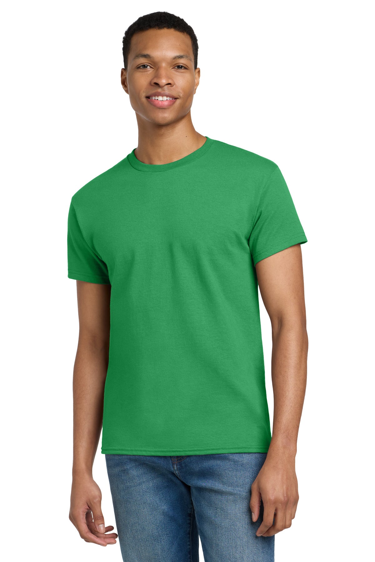 Gildan - Ultra Cotton 100% US Cotton T-Shirt.  2000 - Irish Green