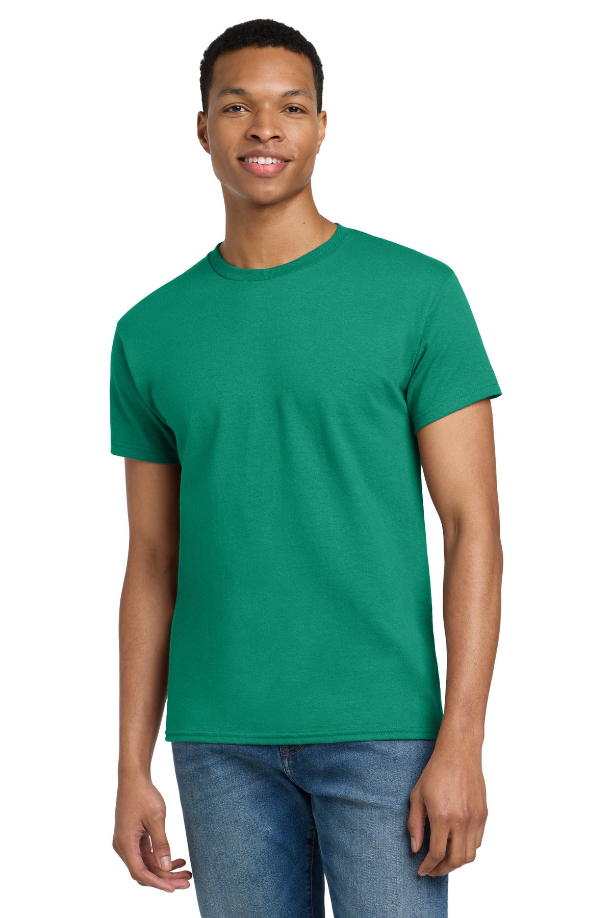 Gildan - Ultra Cotton 100% US Cotton T-Shirt.  2000 - Kelly Green