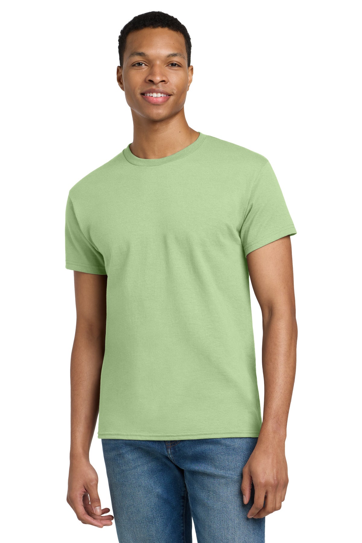 Gildan - Ultra Cotton 100% US Cotton T-Shirt.  2000 - Pistachio