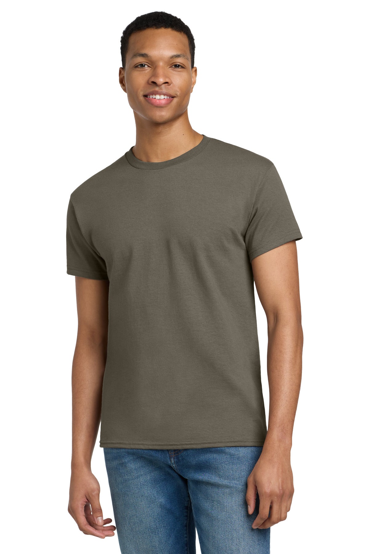 Gildan - Ultra Cotton 100% US Cotton T-Shirt.  2000 - Prairie Dust