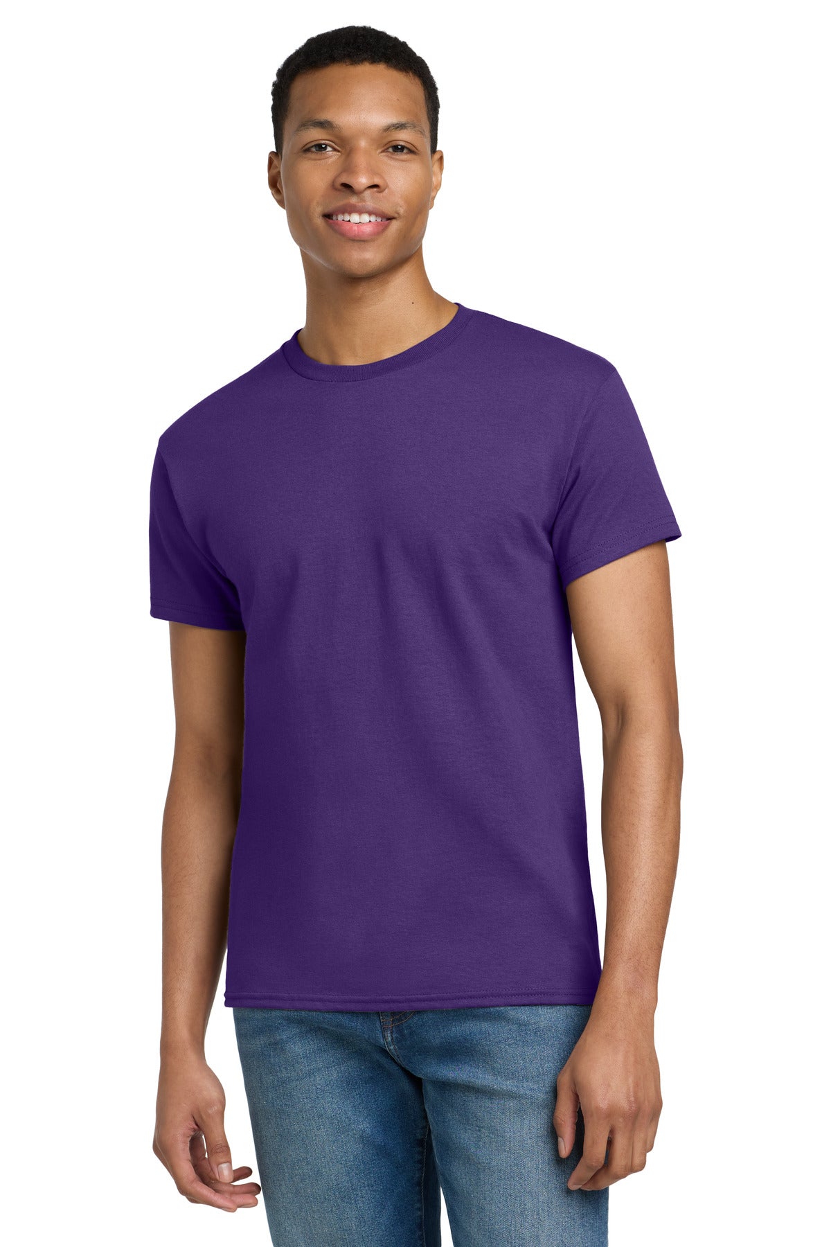 Gildan - Ultra Cotton 100% US Cotton T-Shirt.  2000 - Purple