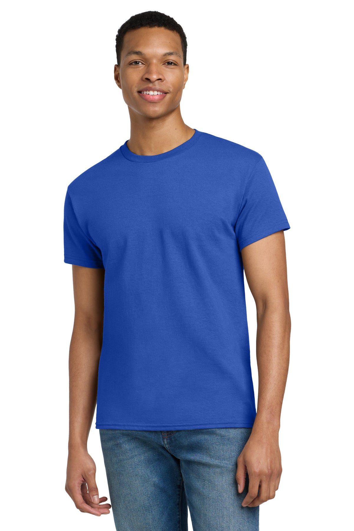 Gildan - Ultra Cotton 100% US Cotton T-Shirt.  2000 - Royal