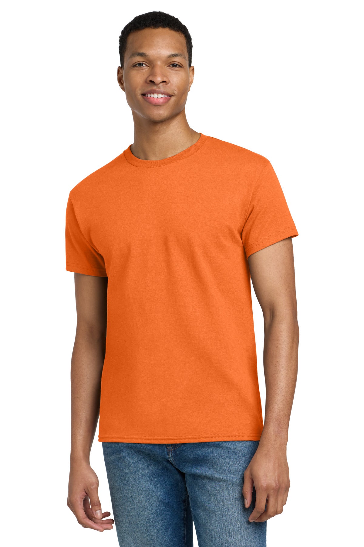 Gildan - Ultra Cotton 100% US Cotton T-Shirt.  2000 - S. Orange