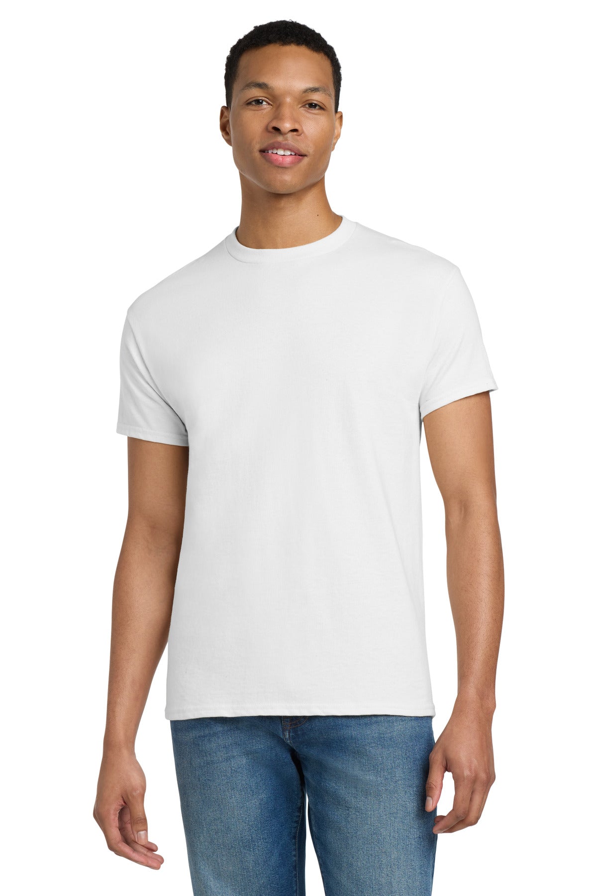 Gildan - Ultra Cotton 100% US Cotton T-Shirt.  2000 - White