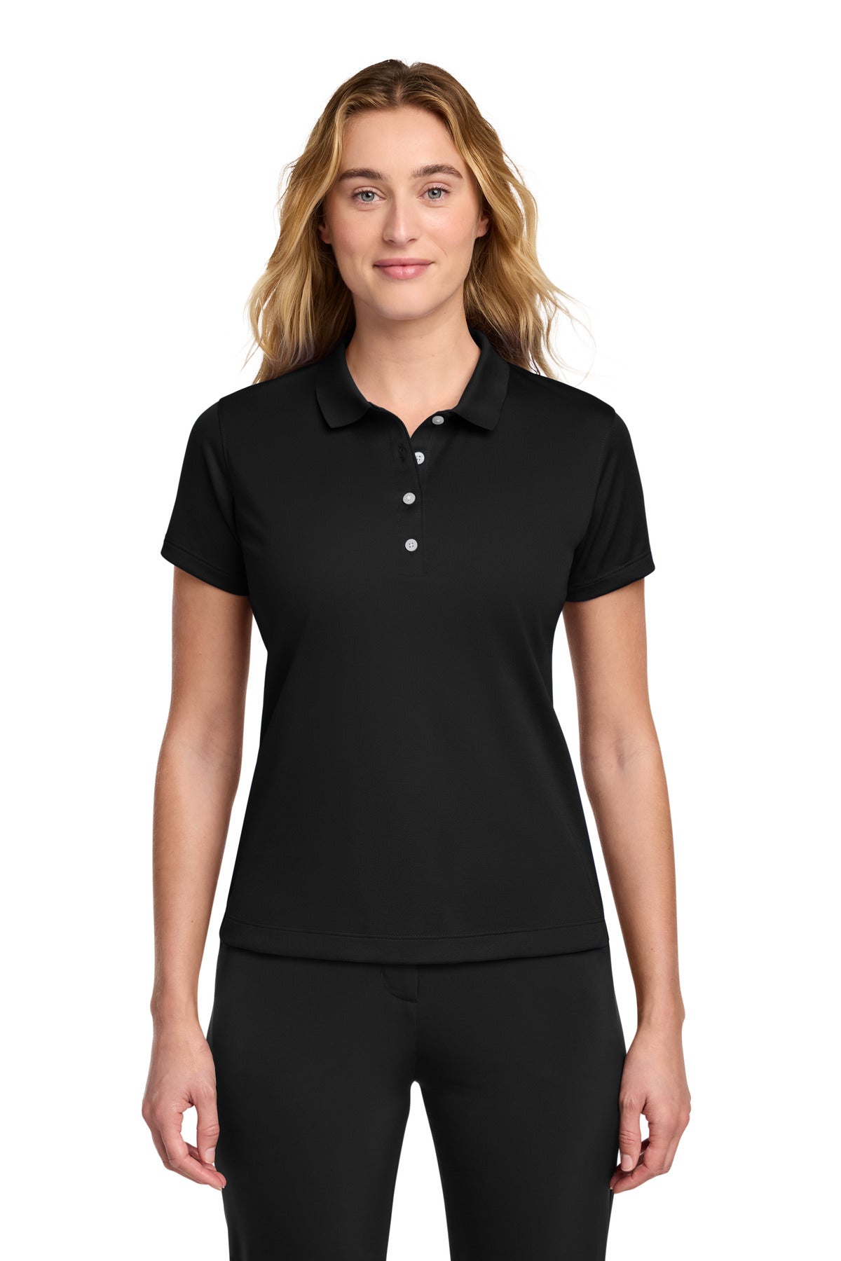 Nike Women's Tech Basic Dri-FIT Polo.  203697 - Black