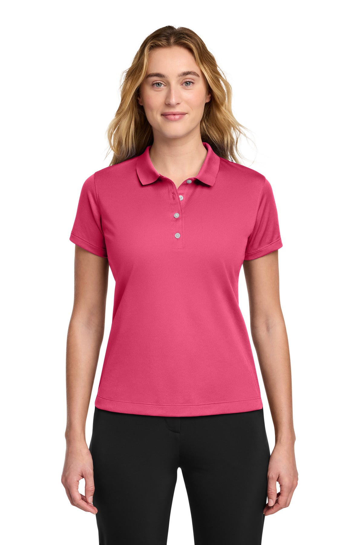 Nike Women's Tech Basic Dri-FIT Polo.  203697 - Flamingo