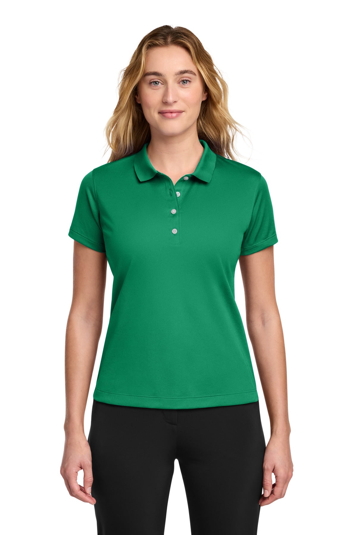 Nike Women's Tech Basic Dri-FIT Polo.  203697 - Lucky Green