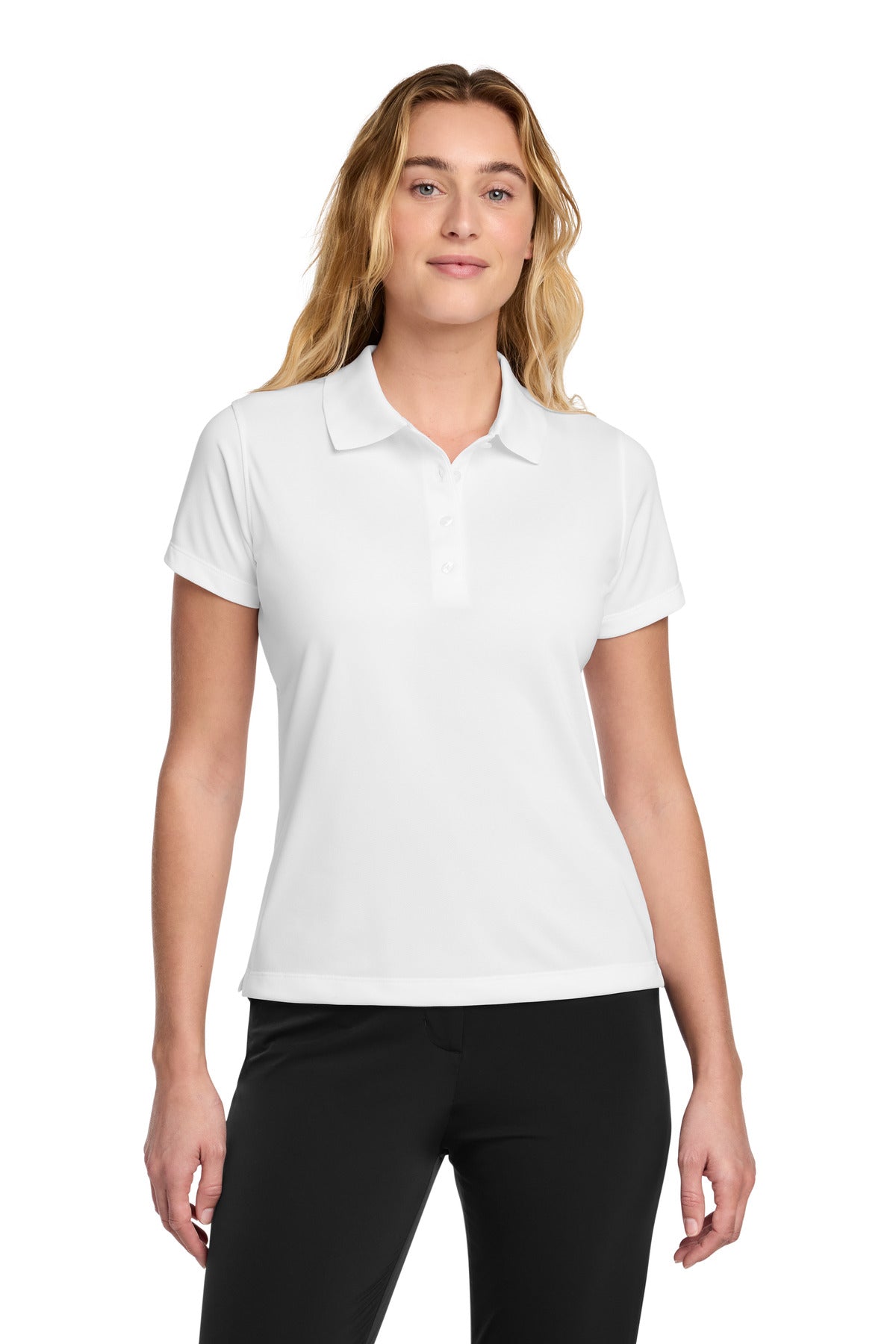 Nike Women's Tech Basic Dri-FIT Polo.  203697 - White