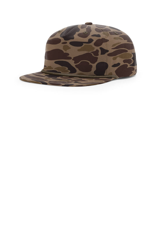 Richardson Printed Umpqua Gramps Cap 256P - Bark Duck Camo/ Brown