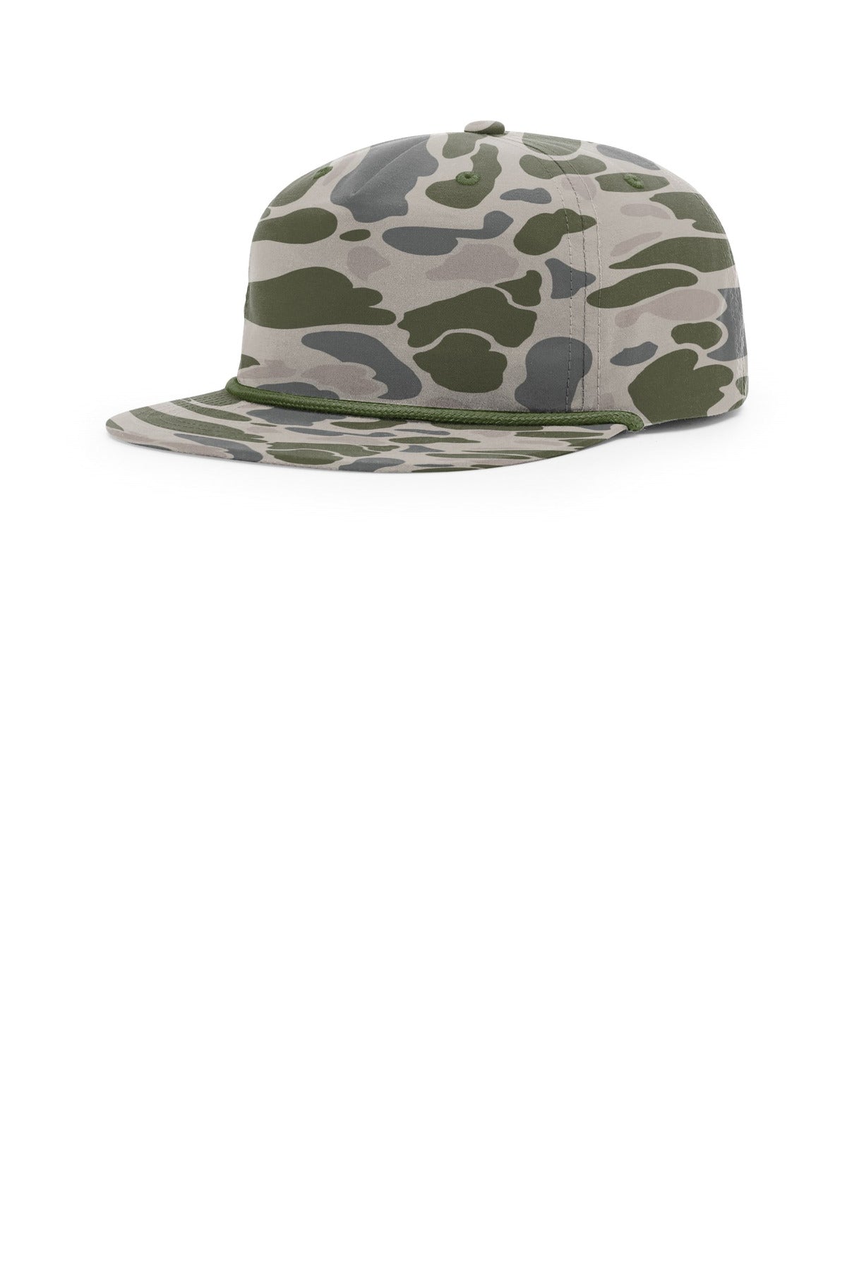 Richardson Printed Umpqua Gramps Cap 256P - Marsh Duck Camo/ Army Olive