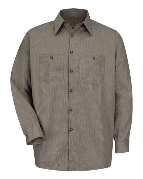 Red Kap SP10 - KB-Khaki/ Black Microcheck