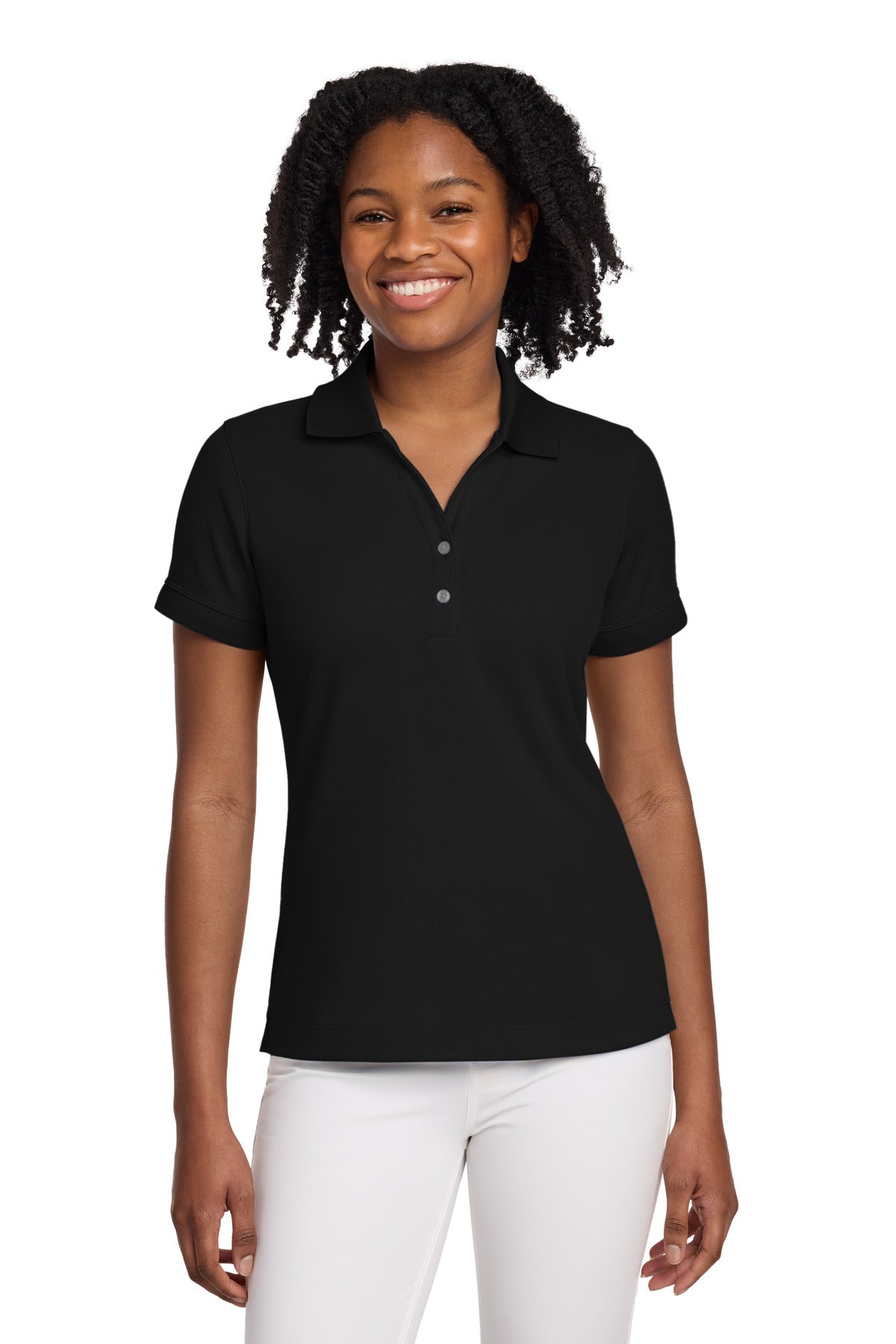 Nike Women's Dri-FIT Classic Polo.  286772 - Black