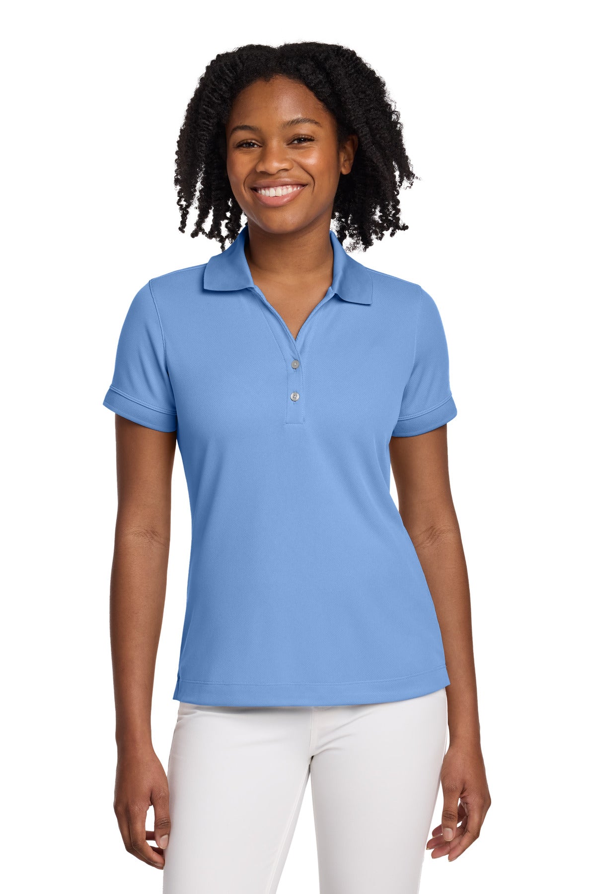 Nike Women's Dri-FIT Classic Polo.  286772 - Light Blue