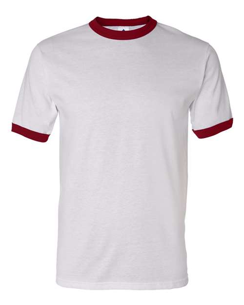 Augusta Sportswear 710 - White/ Red