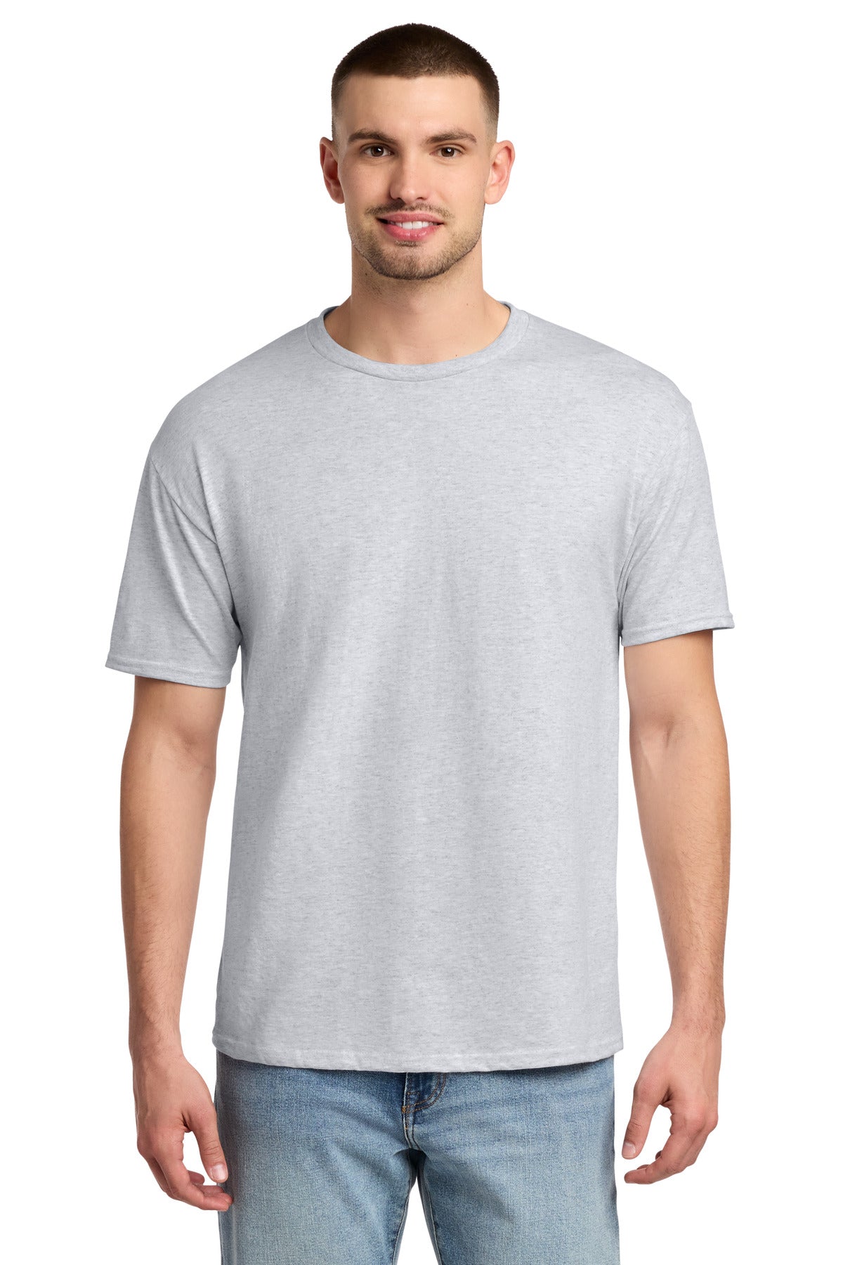 Jerzees -  Dri-Power 50/50 Cotton/Poly T-Shirt.  29M - Ash