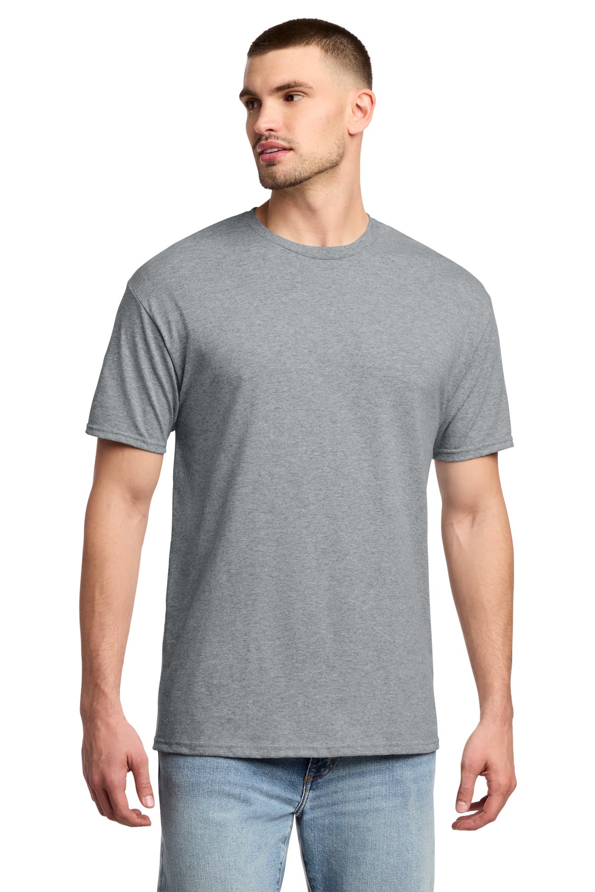 Jerzees -  Dri-Power 50/50 Cotton/Poly T-Shirt.  29M - Athletic Heather