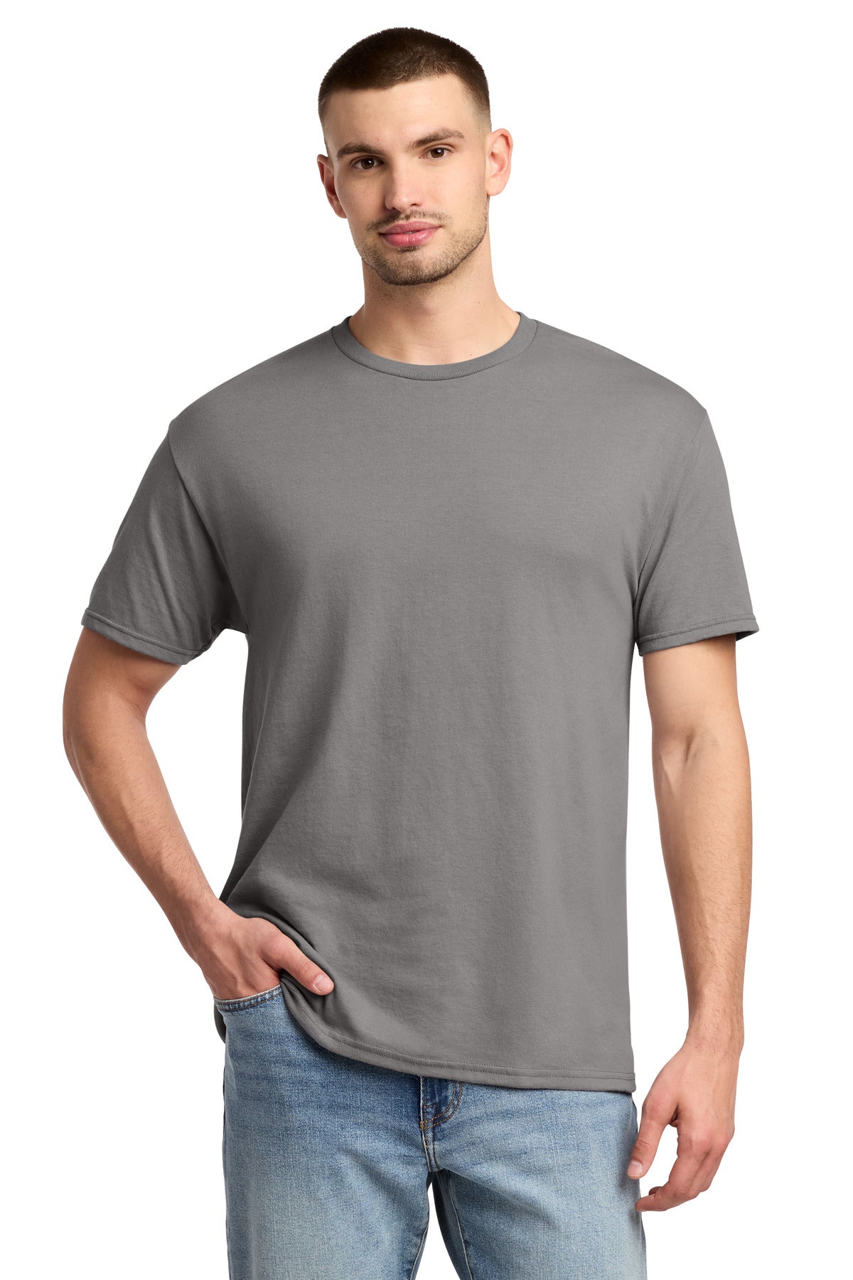 Jerzees -  Dri-Power 50/50 Cotton/Poly T-Shirt.  29M - Rock