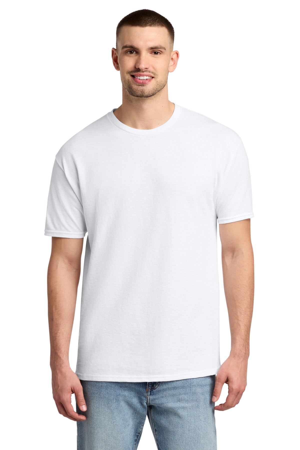 Jerzees -  Dri-Power 50/50 Cotton/Poly T-Shirt.  29M - White