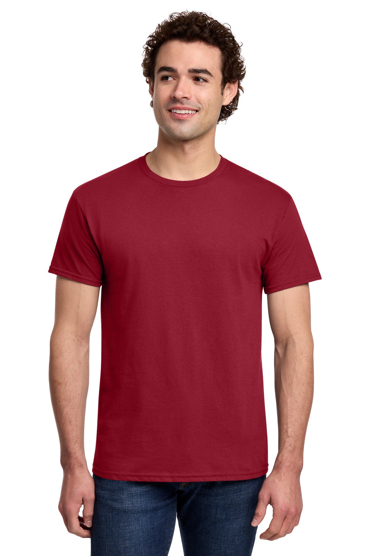 Gildan Light Cotton Tee 3000 - Cherry Red