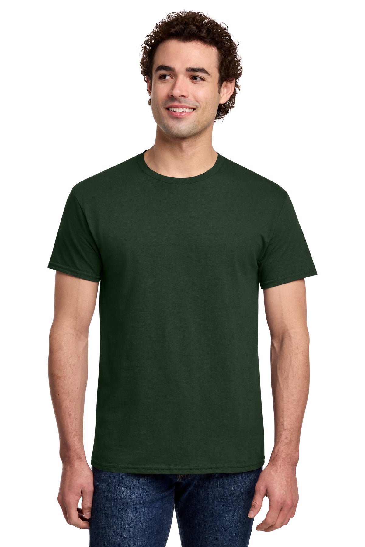 Gildan Light Cotton Tee 3000 - Forest Green