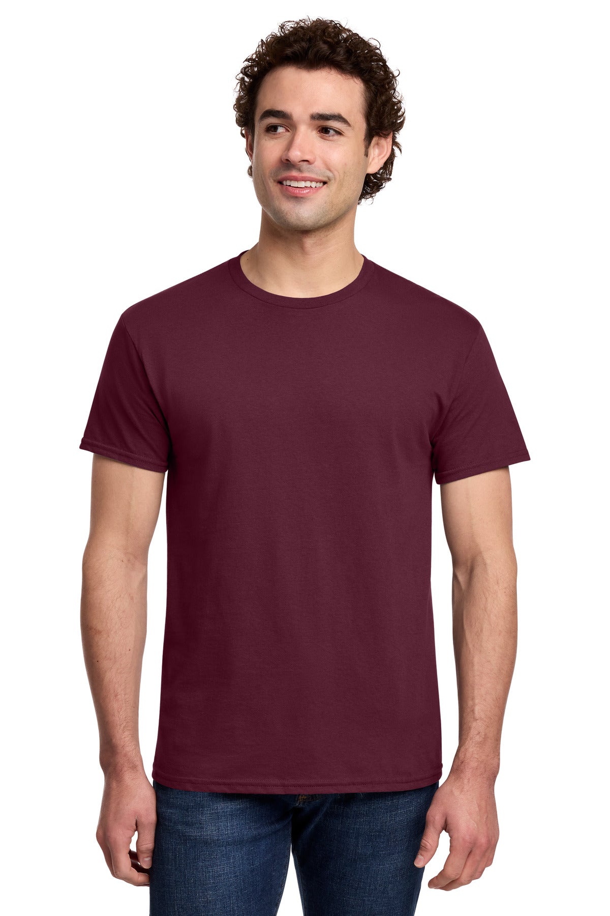 Gildan Light Cotton Tee 3000 - Maroon