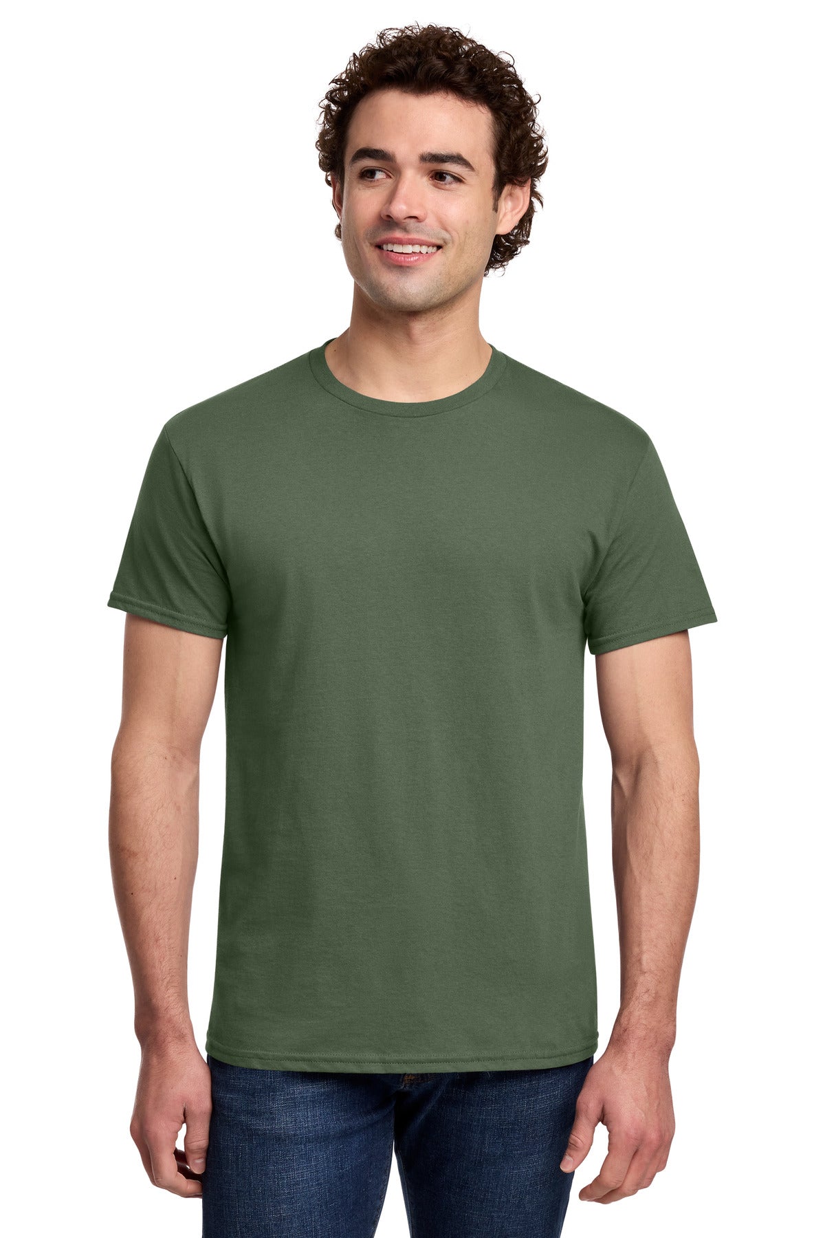Gildan Light Cotton Tee 3000 - Military Green